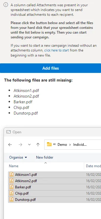 Enviar combinación de correspondencia con archivos adjuntos desde Outlook