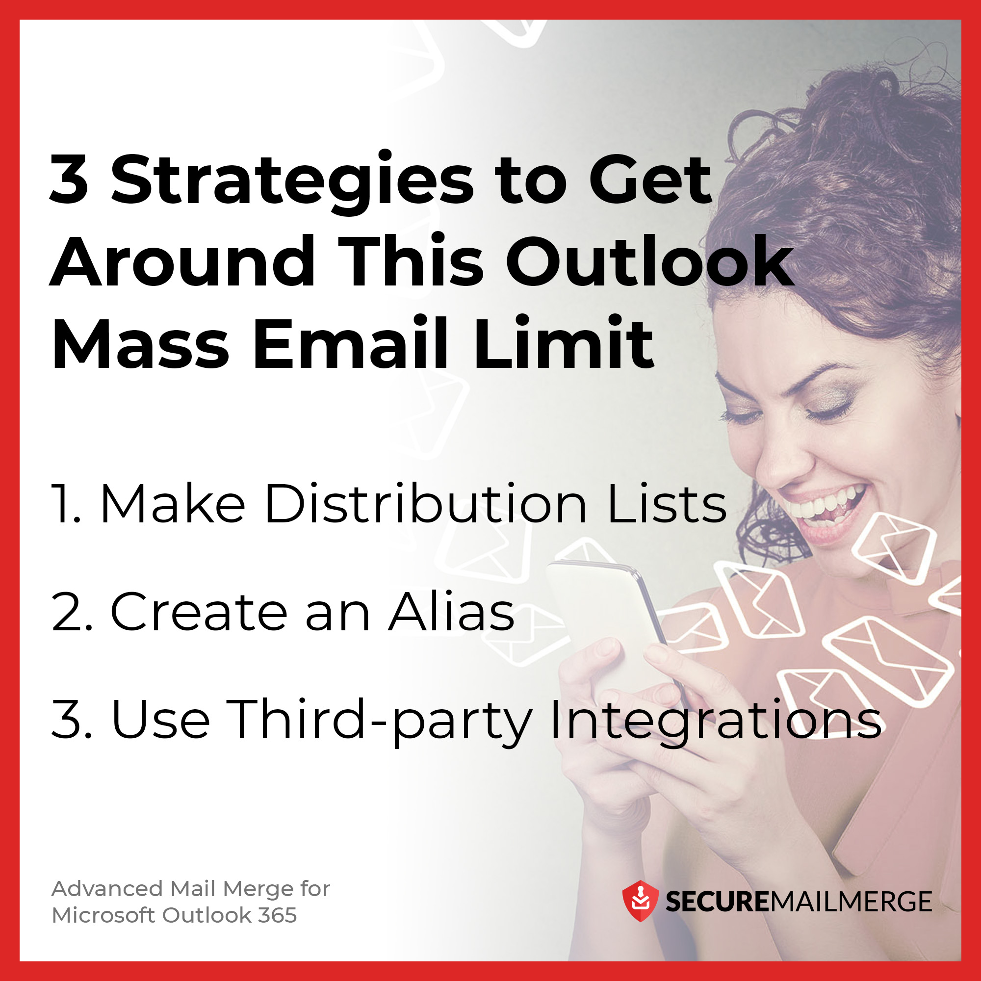 3 estrategias para evitar el límite de correo masivo de Outlook