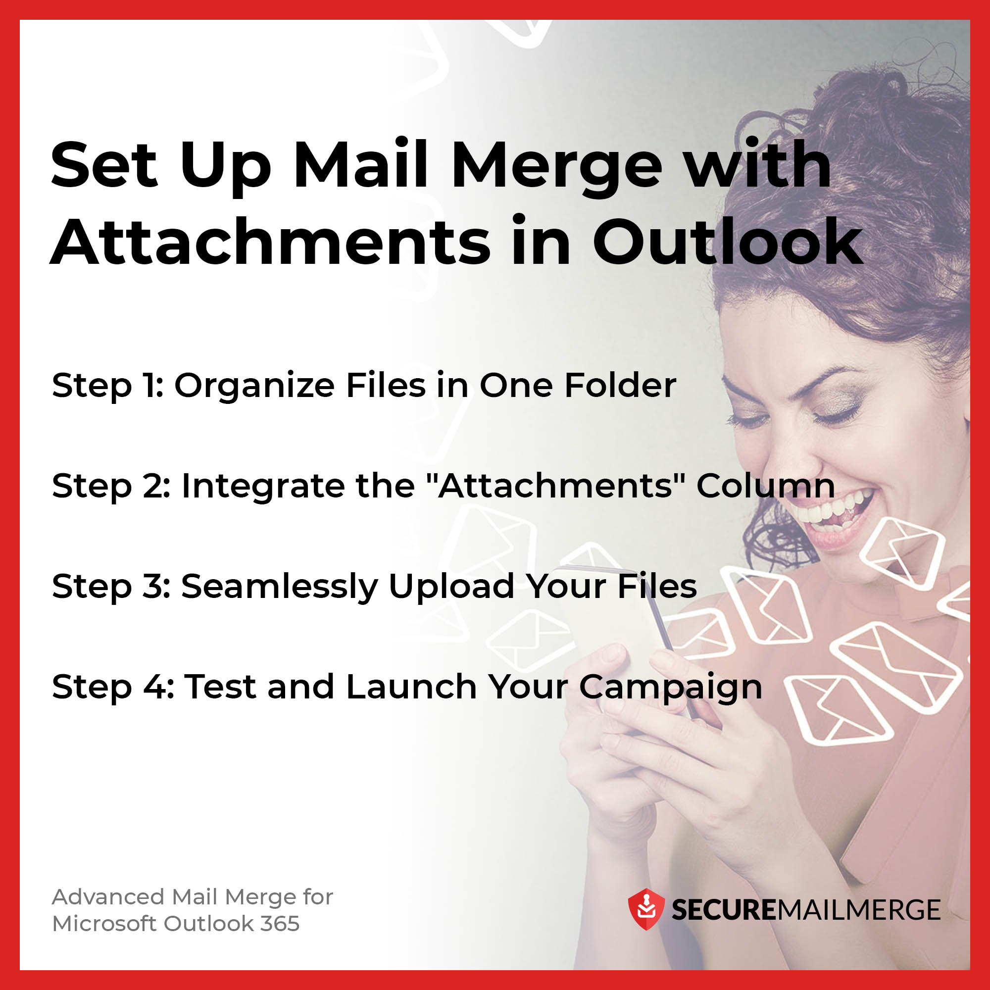 Configurar la combinación de correspondencia con archivos adjuntos en Outlook