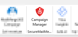 Icono de SecureMailMerge en Outlook